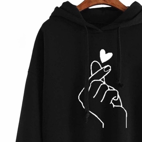 Black Graphic Hoodie - Picture 2 of 3